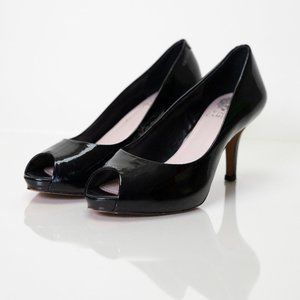 Vince Camuto Peep Toe Heel / Patent Leather Heel / Platform pump / designer shoe
